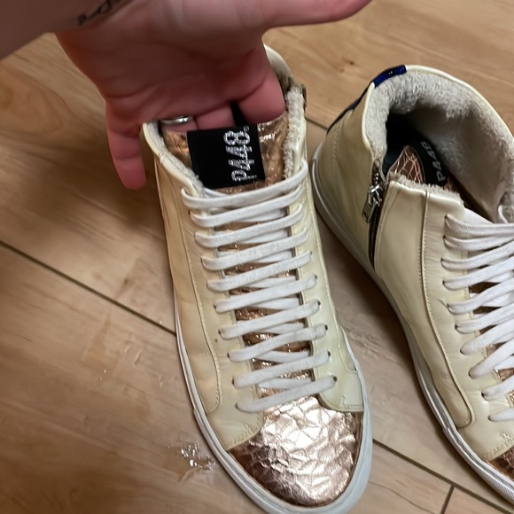 P448 Women’s high-top sneakers lightly worn size 39 / 8 - Picture 2 of 6